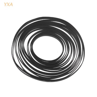 YXA 5mm Wide Turntable Rubber Belt Flat Drive Belt for Vinyl Record Player Turntable