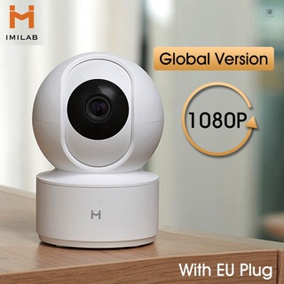 Global Version IMILAB Smart Camera Infrared Night Vision 360 Degree Panoramic 1080P Al Humanoid Detection H.265 Smart Home Wireless Camera APP Remote With EU Plug