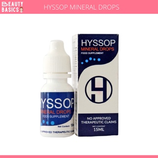 Hyssop Mineral Drops 15ml