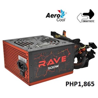 AEROCOOL RAVE 500 500W 80+ POWER SUPPLY PSU