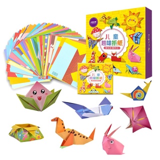 Ready Stock 108 Pcs Cartoon Origami Book Paper Arts and Craft Animal Crafts COD [N5P]