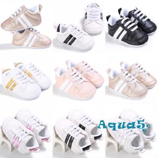 ✿ℛNew Fashion Hot Sneakers Newborn Baby Crib Sport Shoes Boys Girls Infant Lace up Soft Sole
