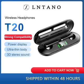 New T20 Digital Display True Wireless Bluetooth Earphones Intelligent Noise Reduction Long Standby (1)