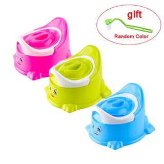 Baby Portable Potty Cute Increase Size Baby Potty Toilet Training Chair with Removable Storage Lid E