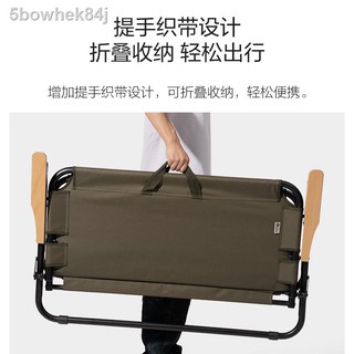 ❀∏✸Mu Gaodi Outdoor Camping Folding Chair Single Double Chair Portable Durable Chair Back Aluminum A