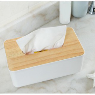 TB03 Nordic Wooden Tissue Box Bathroom Table Tissue Case Container Towel Napkin Tissue Holder (2)