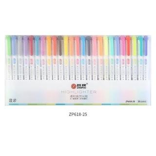 COD 25 Pcs Set Mildliner Highlighter 25 Colors Marker Pen Color Pen Fluorescent Pen Student