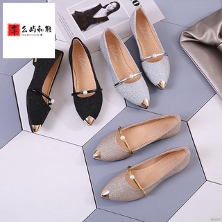 pointed shoe✺Free shipping is of good quality❡☈MINT Women's Flat Shoes Ladies Elegant Flat Shoes Lo