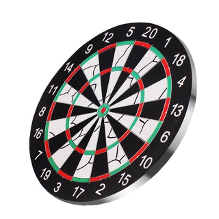 Dart Board Original Thickening Double-sided Dart Board Dart Board Set With 6 Dart Pins （18 inch） kRP
