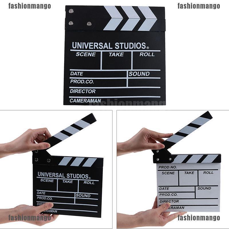 ☼☼ bless Director video acrylic clapboard dry erase tv film movie clapper board sla glory (1)