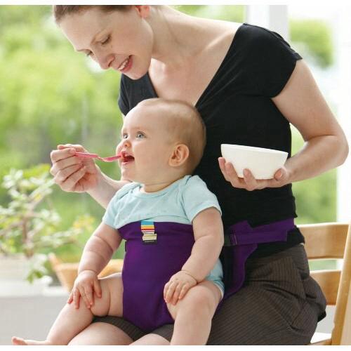 Baby Booster Seats Portable Infant Baby Feeding Chair Waistband (4)