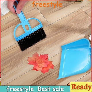 freestyle Mini Desktop Sweep Cleaning Brush Keyboard Brush Small Broom Dustpan Set