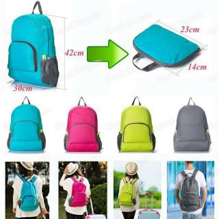 Amy 2 way Foldable waterproof bag pack Back Pack Travel Bag Pack