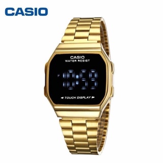 COD CASIO Touch screen casio vintage waterproof watch unisex With box