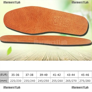 insole for men✌COD[iffarmers11]1Pair breathable leather insoles women men ultra thin deod