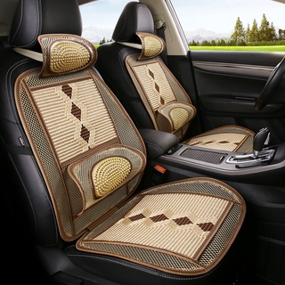 Bamboo Cooling Pad Mesh Lumbar Lower Back Support Car Seat Chair Cushion Pad Breathable Car Seat Waist Cushion Summer Driver Seat Back Rest Breathable Hollow Back (4)