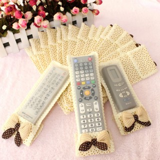 Bowknot Lace Control Dustproof TV Air Condition Protector