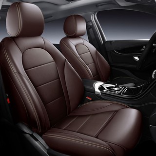 custom cowhide car seat cover leather for auto Mercedes Benz ML GLA GLK GLE S E G Class car accessor