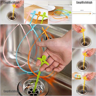 Emprichhigh Kitchen Sink Drain Cleaner Tool Bathroom Toliet Removal Clog Hair Dredge Tools