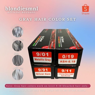 Gray Hair Color Set (Hair Color + Oxidizer)