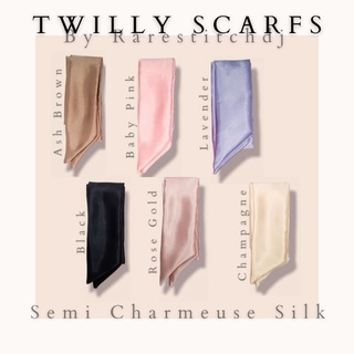 Twilly Scarf / Silk Scarfs/ 1pc only