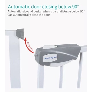 1 yr Warranty Safety Gate 75 CM for Kitchen Stairs to Protect Baby, Children, Infant and Pets (8)