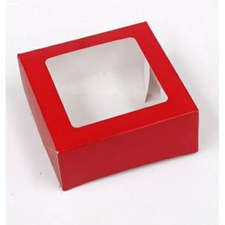 KRAFT BOXPACKAGING♟RM PASTRY BOX - 5″ x 5″ x 2¼” Pre-formed Box