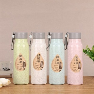 leo&bea #015 350ml Tumbler Straw Wheat cup Double Insulated Gift With Lid Eco-friendly Travel Mug