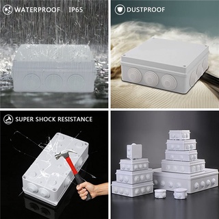 Indoor Outdoor Waterproof Dustproof Enclosure Junction Box Power Supply Protection Junction Box