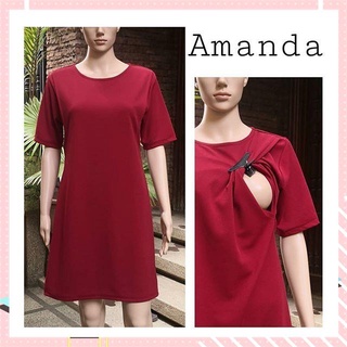 【Available】 AMANDA Nursing / Breastfeeding Dress