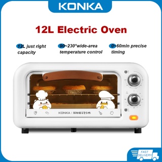 Konka Household Oven 12L Multifunctional Baking Electric Oven Smart Mini Oven Baking Oven