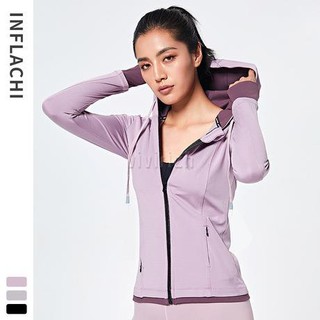 Vivirich ▩☼Ladies Breathable Slim Fit Long Sleeve Hooded Sweater Outdoor Running Fitness Sportswear