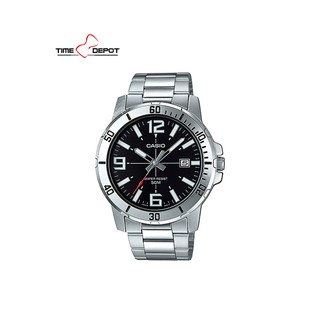 Casio MTP-VD01D-1BVUDF Silver Stainless Steel Strap Watch For Men