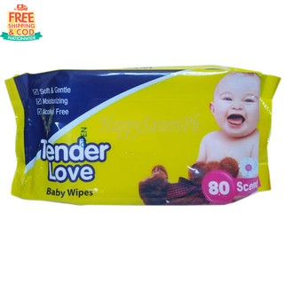 COD Tender Love Baby Wipes 80's