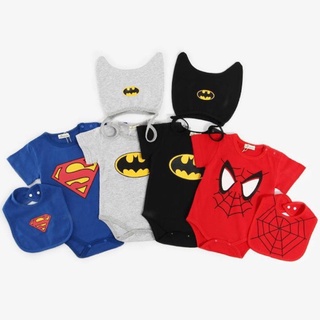 BABY CORP Superhero Superman Costume Baby Kids OOTD Batman Halloween Costume for Baby