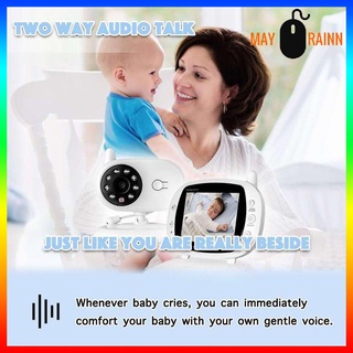 [MN] Wireless Digital Baby Monitor 3.5 inch LCD Screen Two Way Audio Video Baby Monitor Night Cute Infant Camera