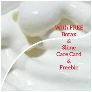 Butter Milk Glossy Slime with FREE Borax & Care Card
