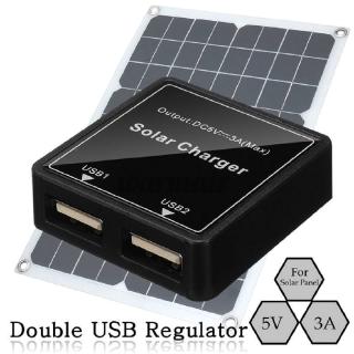 【Solar Panel 】5V 3A DIY Solar Panel Battery Regulator Charge Stabilizer With Dual USB 100W