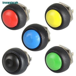 〖treewater〗Colourful 12mm Waterproof momentary ON/OFF Push button Mini Round Switch