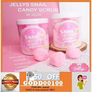 Authentic Buy 1 take 1 Jellys Snail Candy Scrub