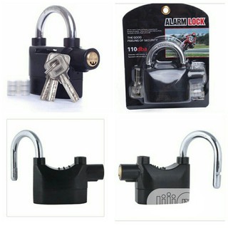 BHM Alarm Lock Anti Theft Security System Padlock
