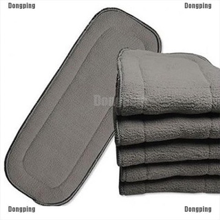 baby diaper◊❃☄【COD】Alvababy 5 Layer Washable Cloth Diaper Nappies Microfiber Bamboo Charcoal Insert