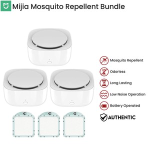 Mijia Mosquito Odorless Repellent Bundle Low Noise Operation with Mosquito Repellent Tablet 3pc Set