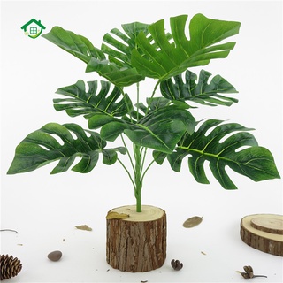 COD-1Pc Monstera Office Home Artificial Plant High Simulation Fake Foliage Leaf