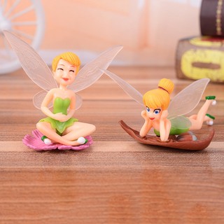 6pcs Tinkerbell Tinker Bell Fairy Girls Dolls Figures Cake Topper Party Toy Doll (7)