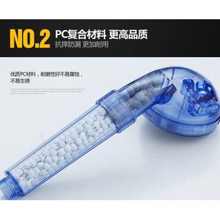 ルぁThree-speed shower adjustable shower nozzle hand pressurized removable washable anti-blocking filt (3)