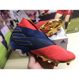 Top Version Professional adidas Nemeziz 19+ FG Marvel Spider-man Sport Football Shoes Soccer Boot Fo
