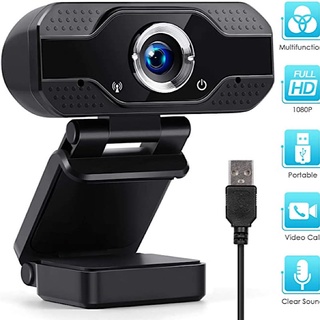【Ready Stock】✕▧Webcam with Mic for Pc and Laptop1080p HD Network Camera with Built-in Microphone Not