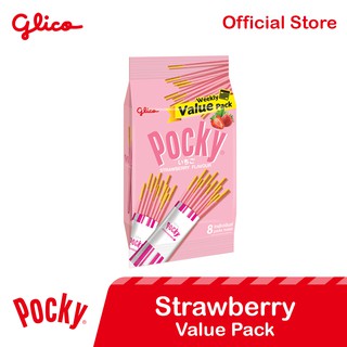 Pocky Strawberry Biscuit Sticks Value Pack (1)