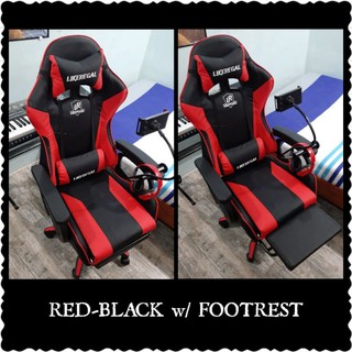 COD: HI-END GAMING CHAIR WITH FOOTREST & MASSAGE PILLOW / COMPUTER CHAIR